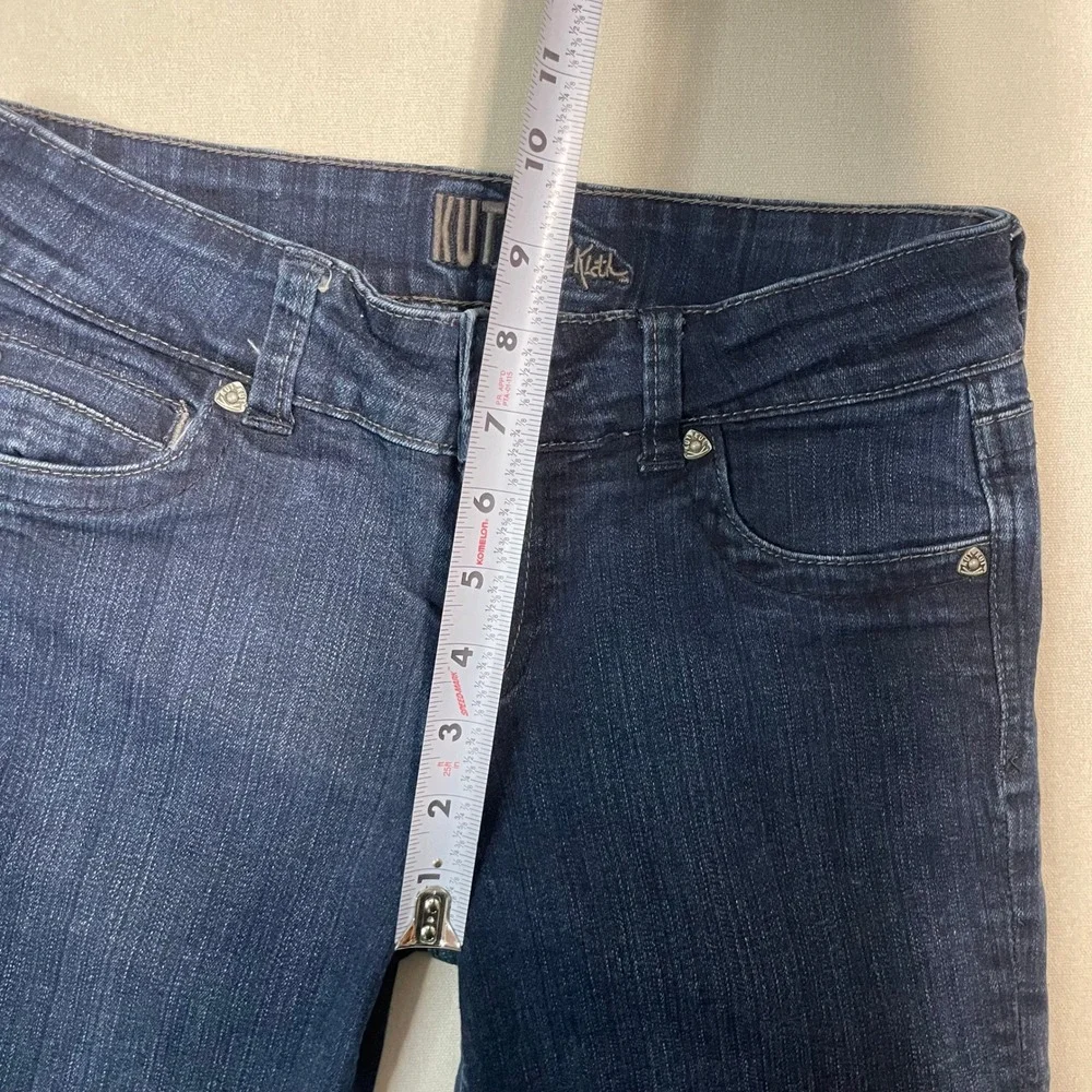KUT‎ from the Kloth Womens Denim Bermuda Shorts Capri Dark Wash - Size 4